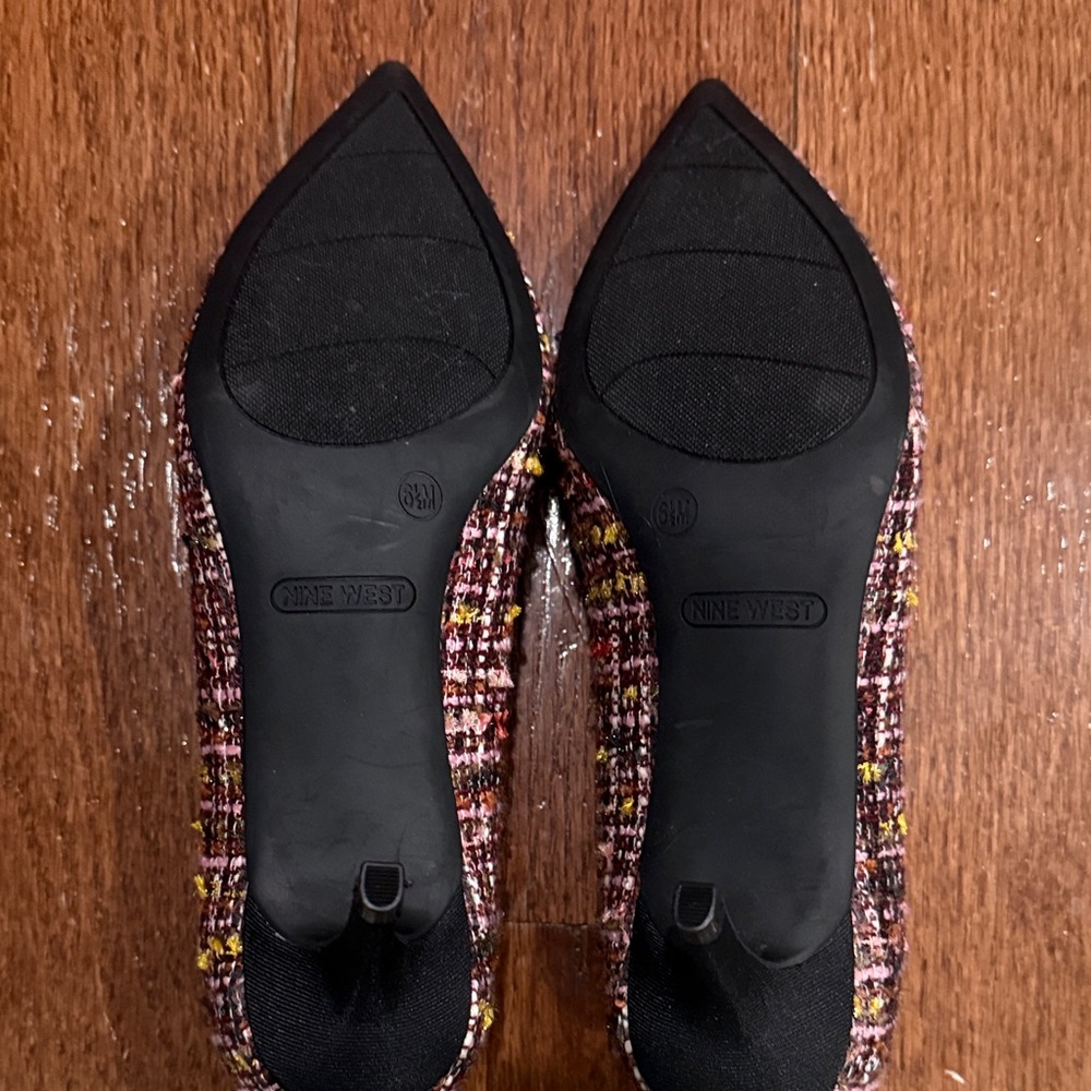 Nine West Multicolor Tweed Heels - Picture 3 of 3